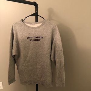 Zara gray sweatshirt